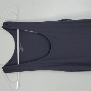 Gap Body Maxi Dress Scoop Neck Navy Scoop Neck Layer Minimalist Womens XS